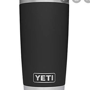 20oz black yeti with straw lid
